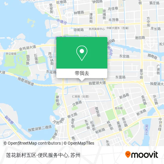 莲花新村五区-便民服务中心地图