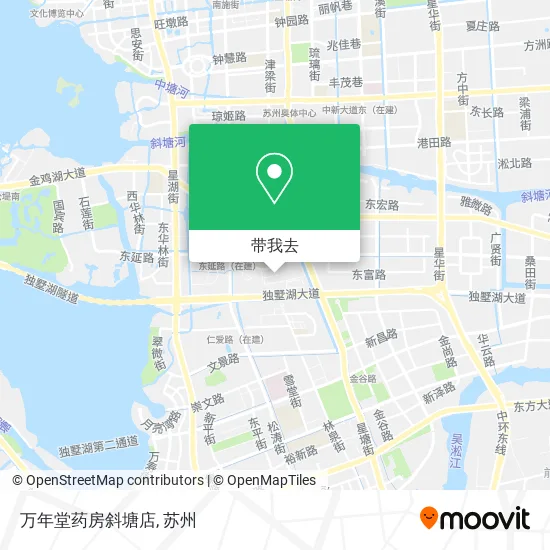万年堂药房斜塘店地图
