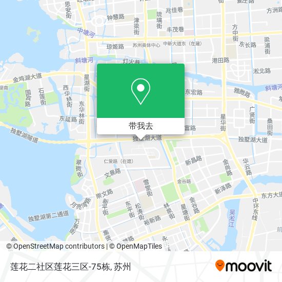 莲花二社区莲花三区-75栋地图
