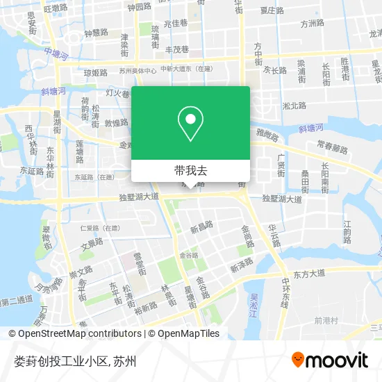 娄葑创投工业小区地图