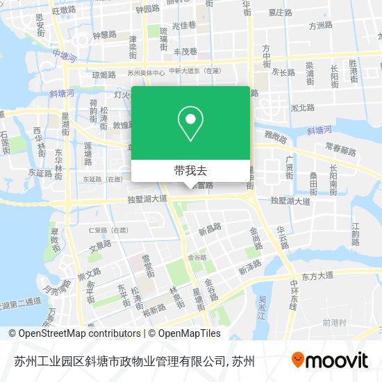 苏州工业园区斜塘市政物业管理有限公司地图