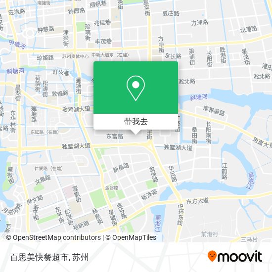 百思美快餐超市地图