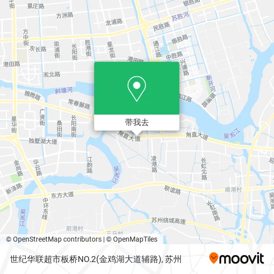 世纪华联超市板桥NO.2(金鸡湖大道辅路)地图