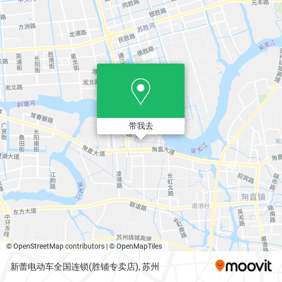 新蕾电动车全国连锁(胜铺专卖店)地图