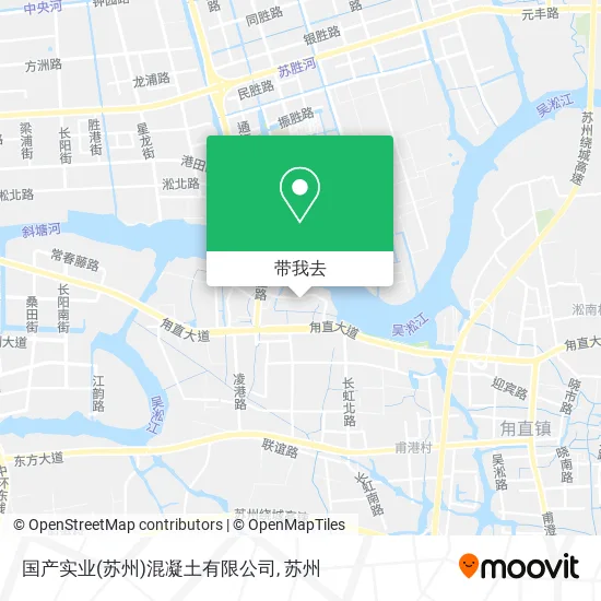 国产实业(苏州)混凝土有限公司地图