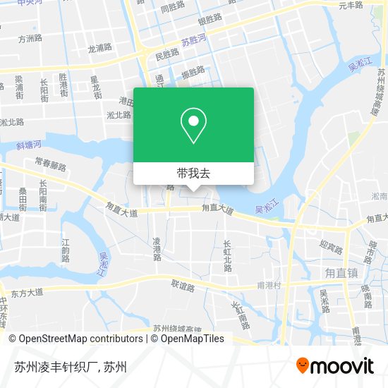 苏州凌丰针织厂地图