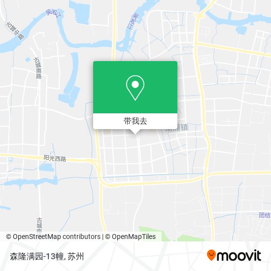 森隆满园-13幢地图