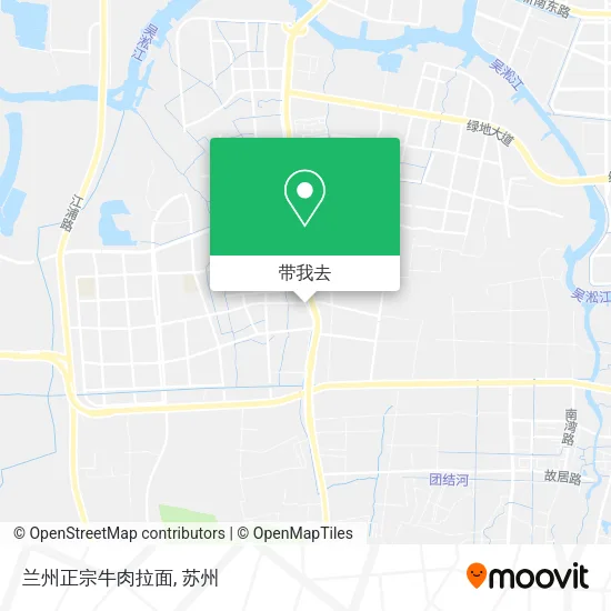 兰州正宗牛肉拉面地图