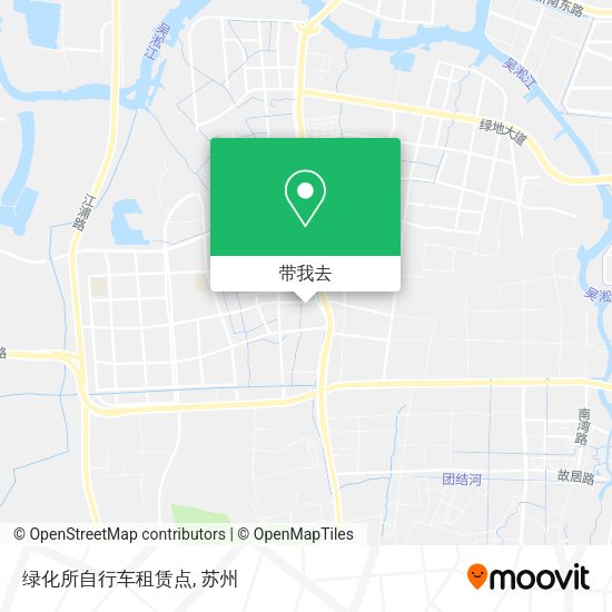绿化所自行车租赁点地图