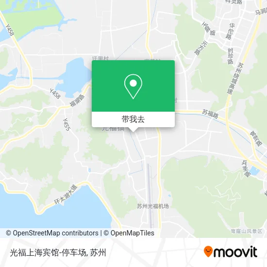 光福上海宾馆-停车场地图