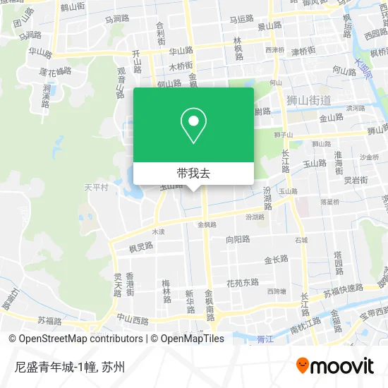 尼盛青年城-1幢地图