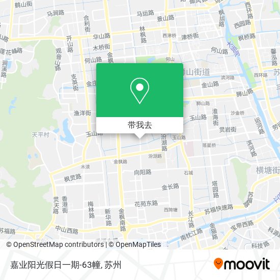 嘉业阳光假日一期-63幢地图