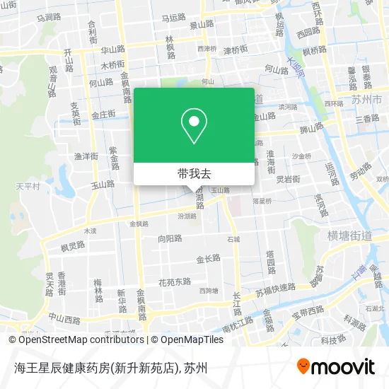 海王星辰健康药房(新升新苑店)地图
