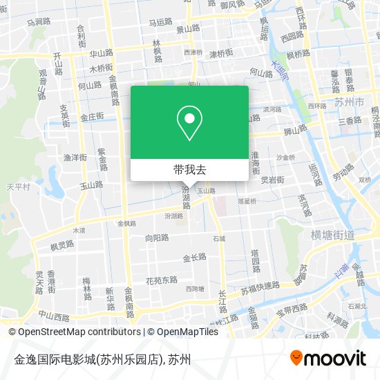 金逸国际电影城(苏州乐园店)地图