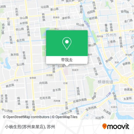 小杨生煎(苏州泉屋店)地图