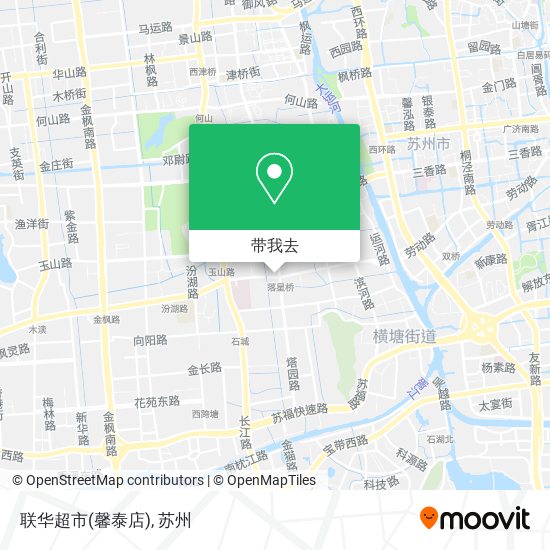 联华超市(馨泰店)地图