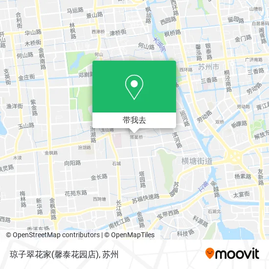 琼子翠花家(馨泰花园店)地图