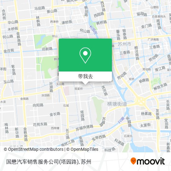 国懋汽车销售服务公司(塔园路)地图