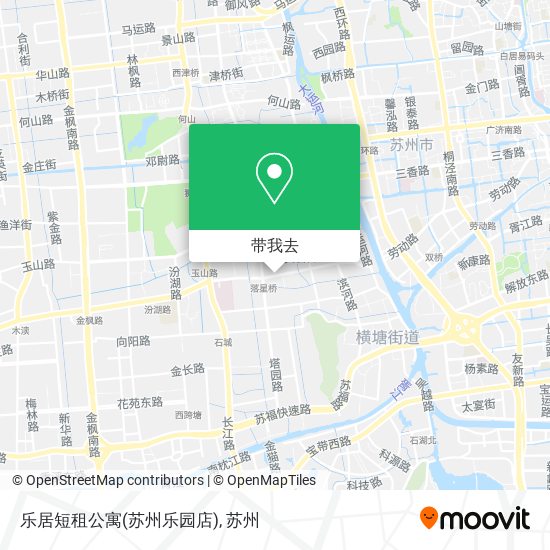 乐居短租公寓(苏州乐园店)地图