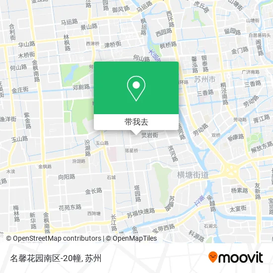 名馨花园南区-20幢地图