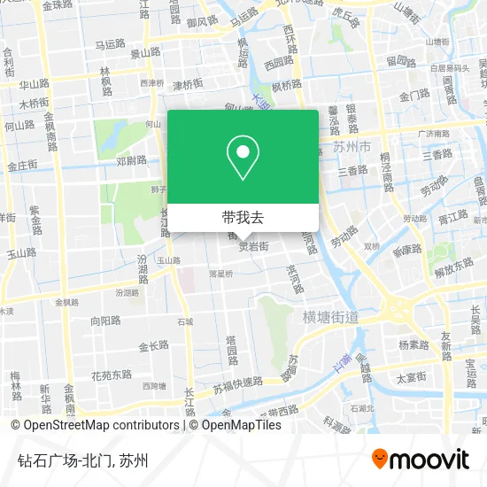 钻石广场-北门地图