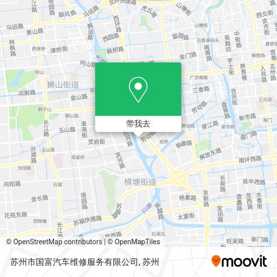 苏州市国富汽车维修服务有限公司地图