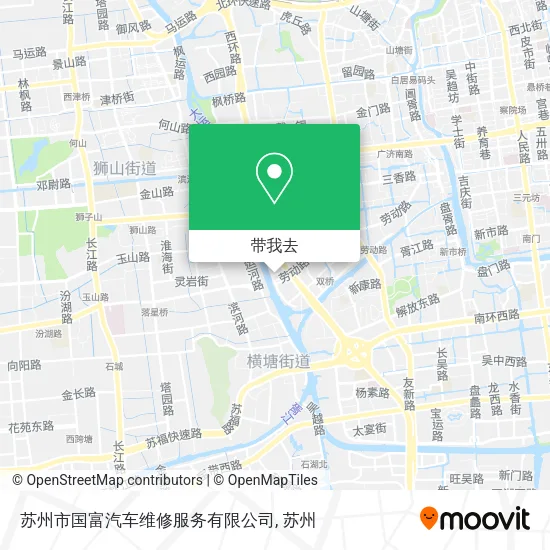 苏州市国富汽车维修服务有限公司地图