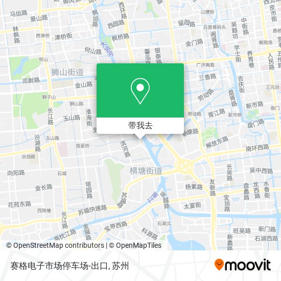 赛格电子市场停车场-出口地图