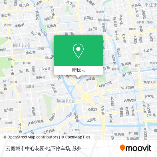 云庭城市中心花园-地下停车场地图