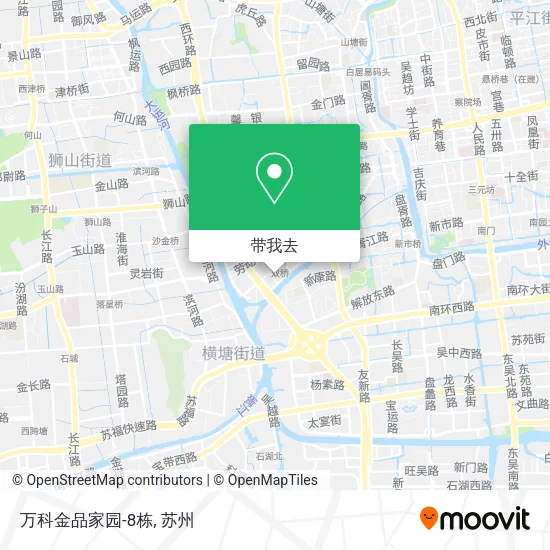 万科金品家园-8栋地图