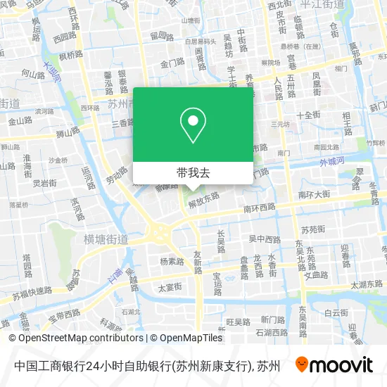 中国工商银行24小时自助银行(苏州新康支行)地图