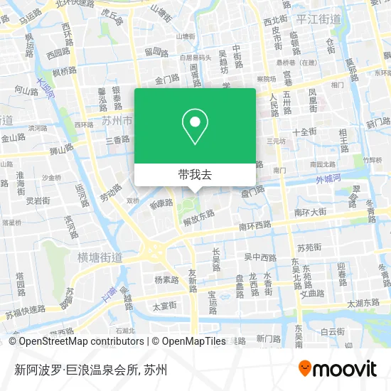 新阿波罗·巨浪温泉会所地图