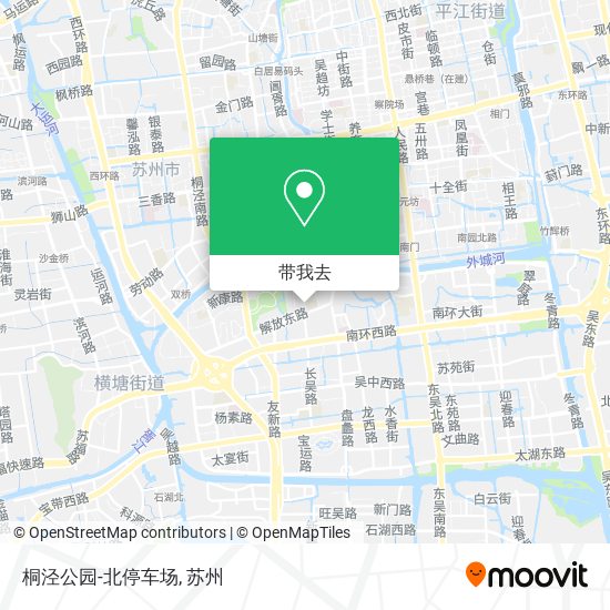 桐泾公园-北停车场地图