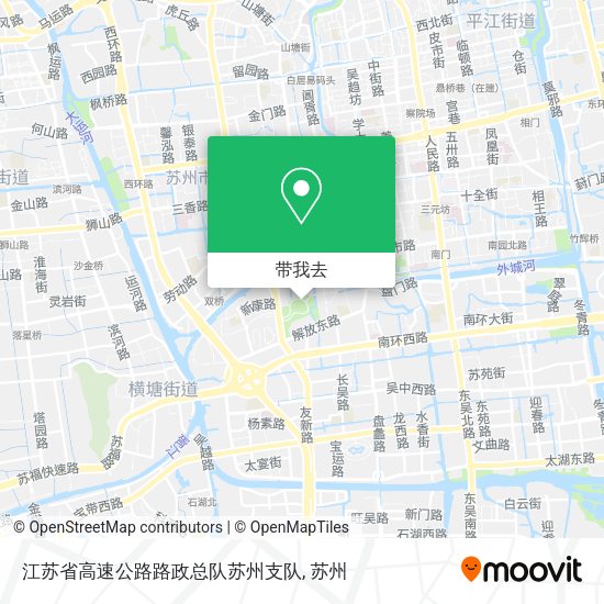 江苏省高速公路路政总队苏州支队地图
