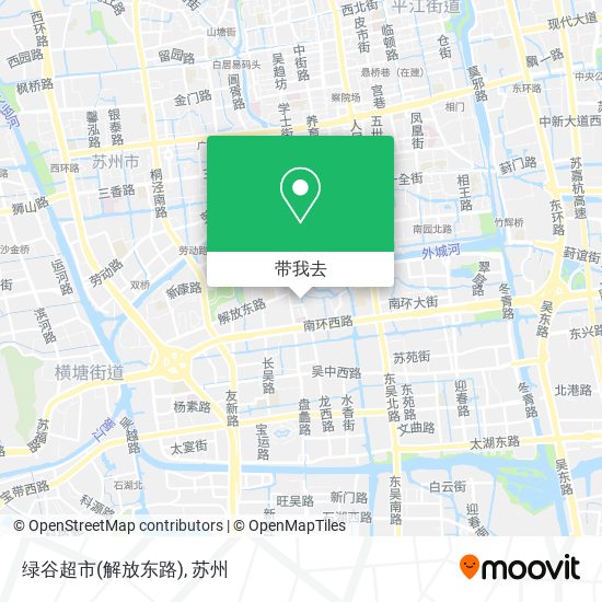 绿谷超市(解放东路)地图