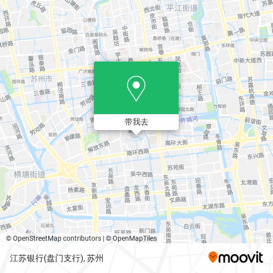 江苏银行(盘门支行)地图