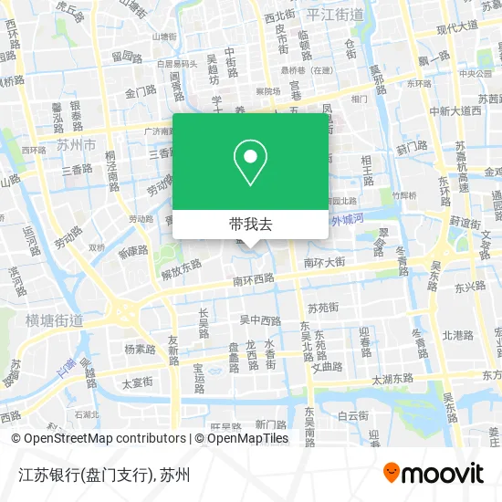 江苏银行(盘门支行)地图