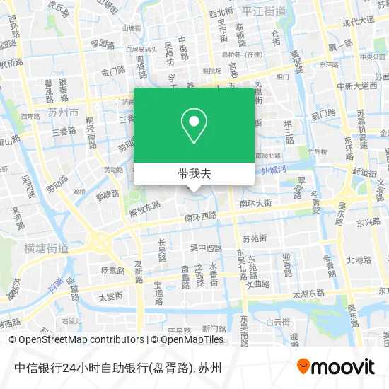 中信银行24小时自助银行(盘胥路)地图