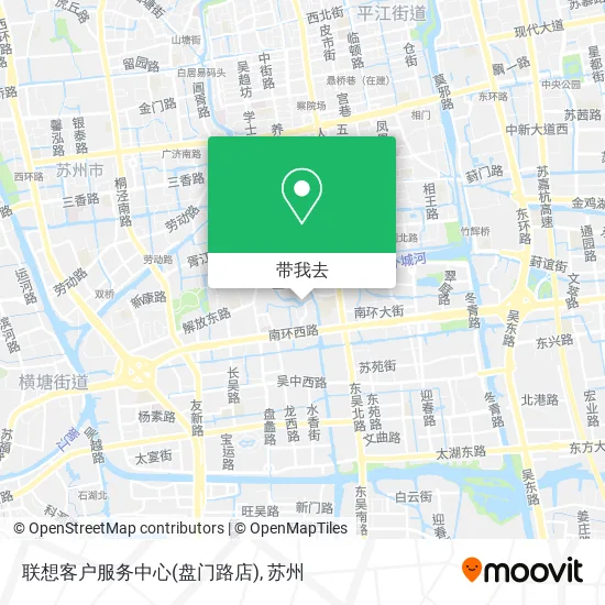 联想客户服务中心(盘门路店)地图