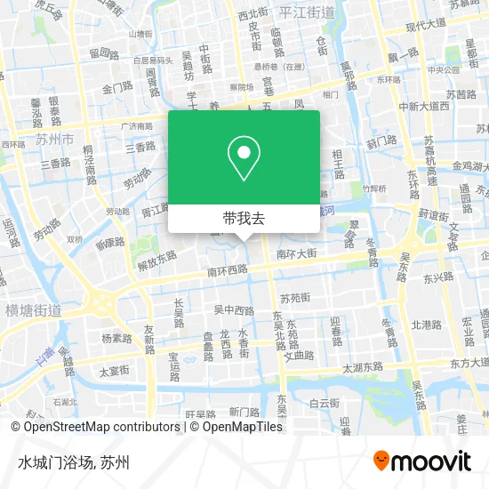 水城门浴场地图