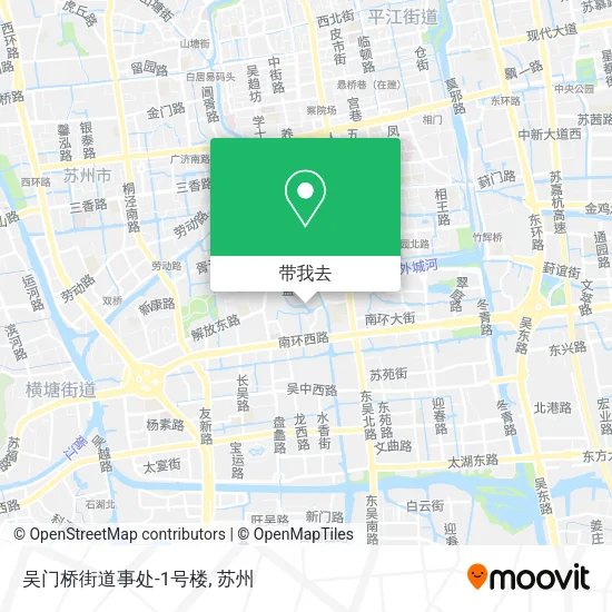 吴门桥街道事处-1号楼地图