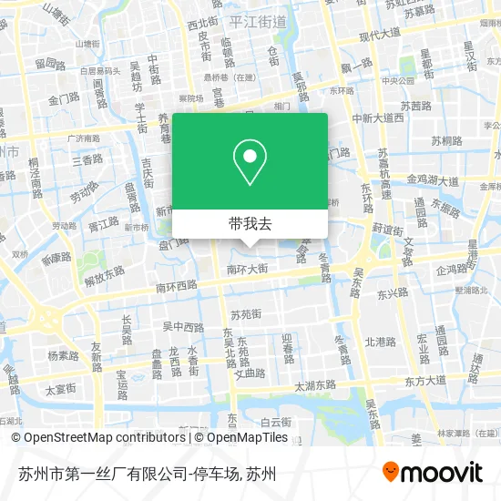 苏州市第一丝厂有限公司-停车场地图