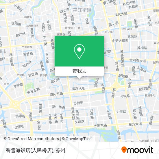 香雪海饭店(人民桥店)地图