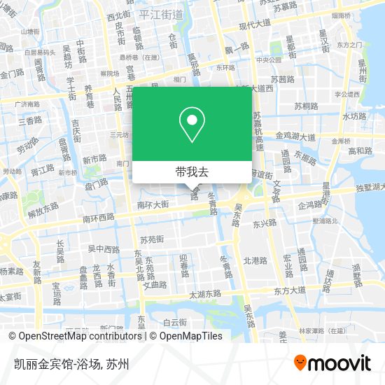 凯丽金宾馆-浴场地图