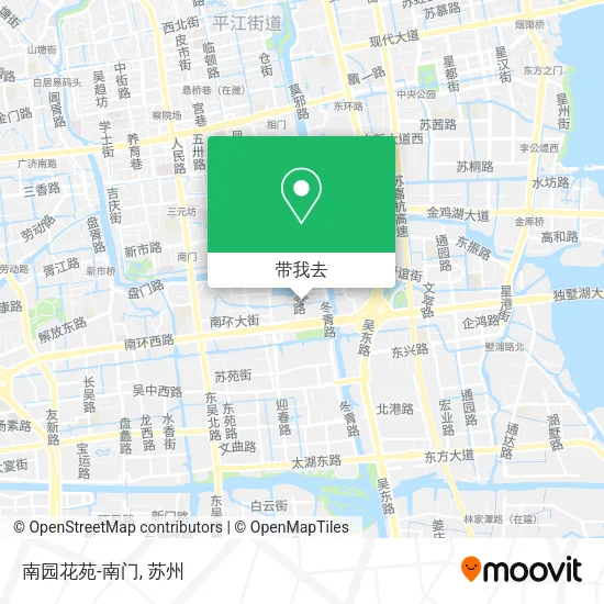 南园花苑-南门地图