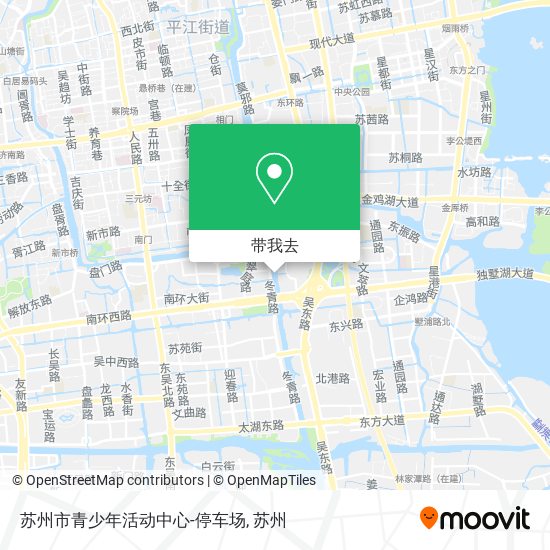 苏州市青少年活动中心-停车场地图