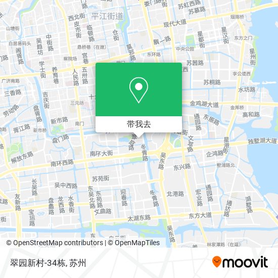 翠园新村-34栋地图