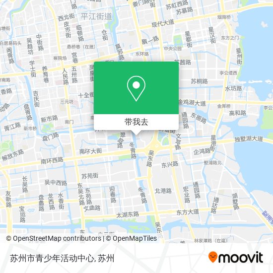 苏州市青少年活动中心地图