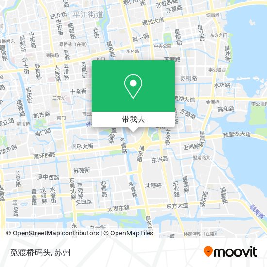 觅渡桥码头地图