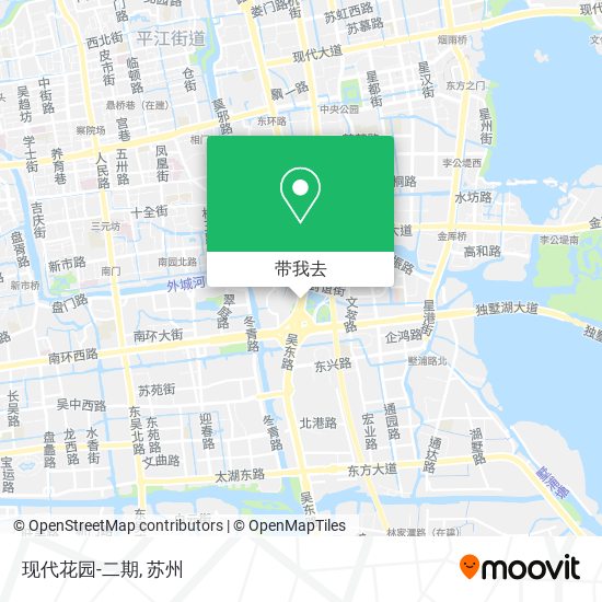 现代花园-二期地图